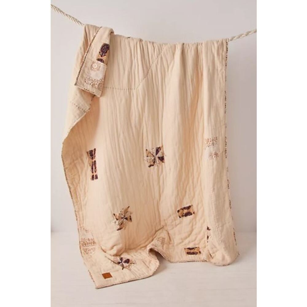 Free People | NWT | We The Free Heritage Quilted Patchwork Blanket | MSRP $298